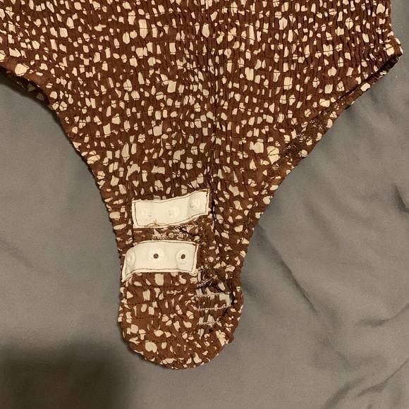 Tie Strap Thong Spotted Bodysuit - Size 4 - Picture 3 of 4